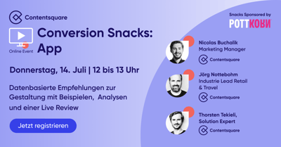 Conversion Snacks: Die App optimieren. Mit Analysen, Empfehlungen und Inspiration zur Gestaltung conversionstarker Apps