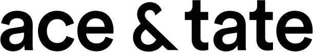Ace & Tate logo in black