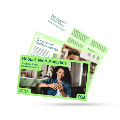 robust web analytics mockup
