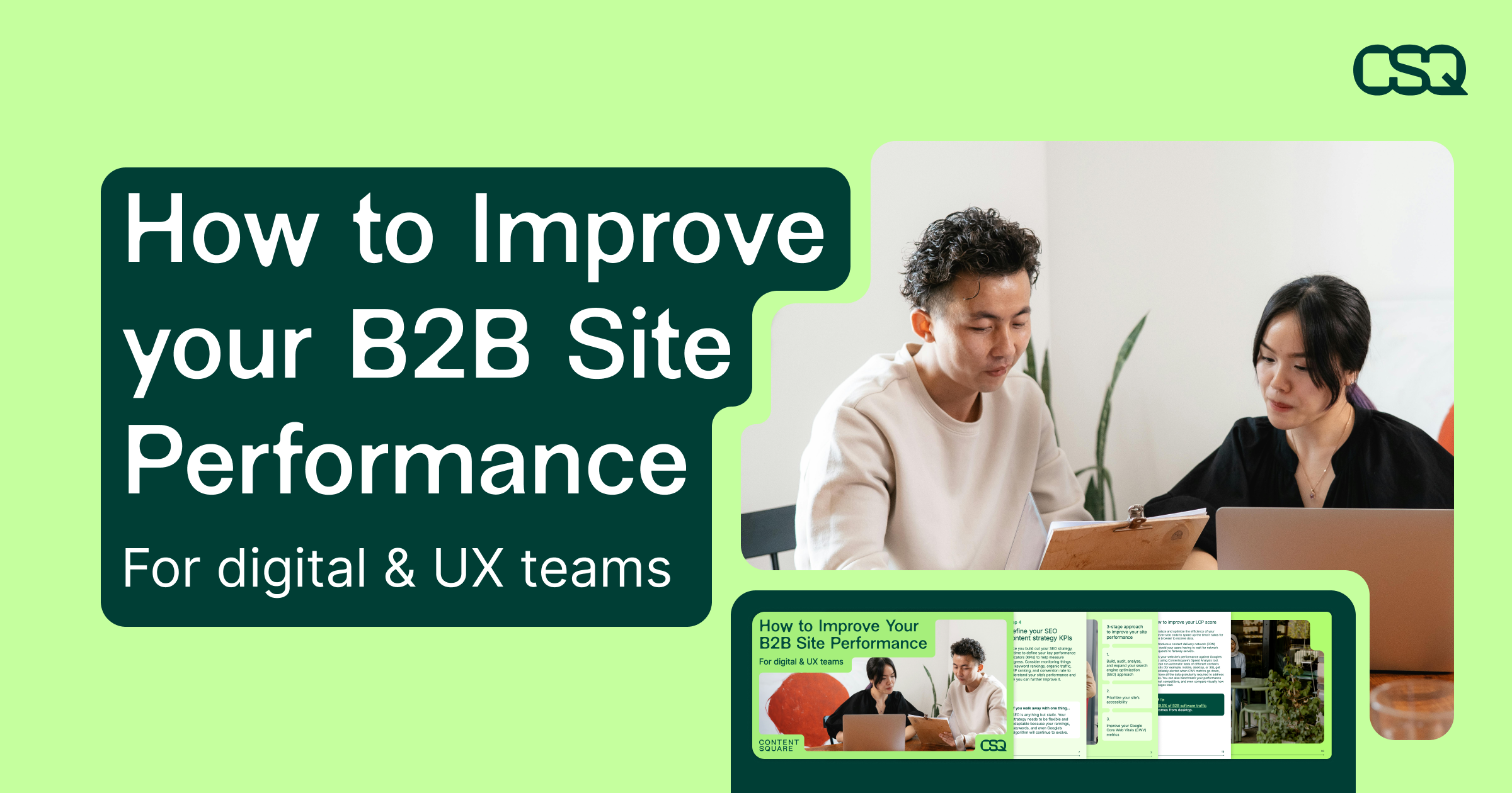 How to Improve your B2B Site Performance