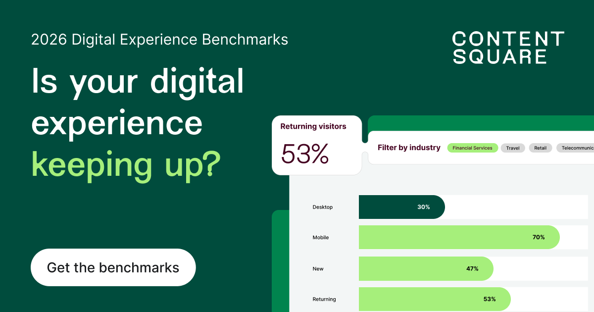 Digital Experience Benchmark 2026